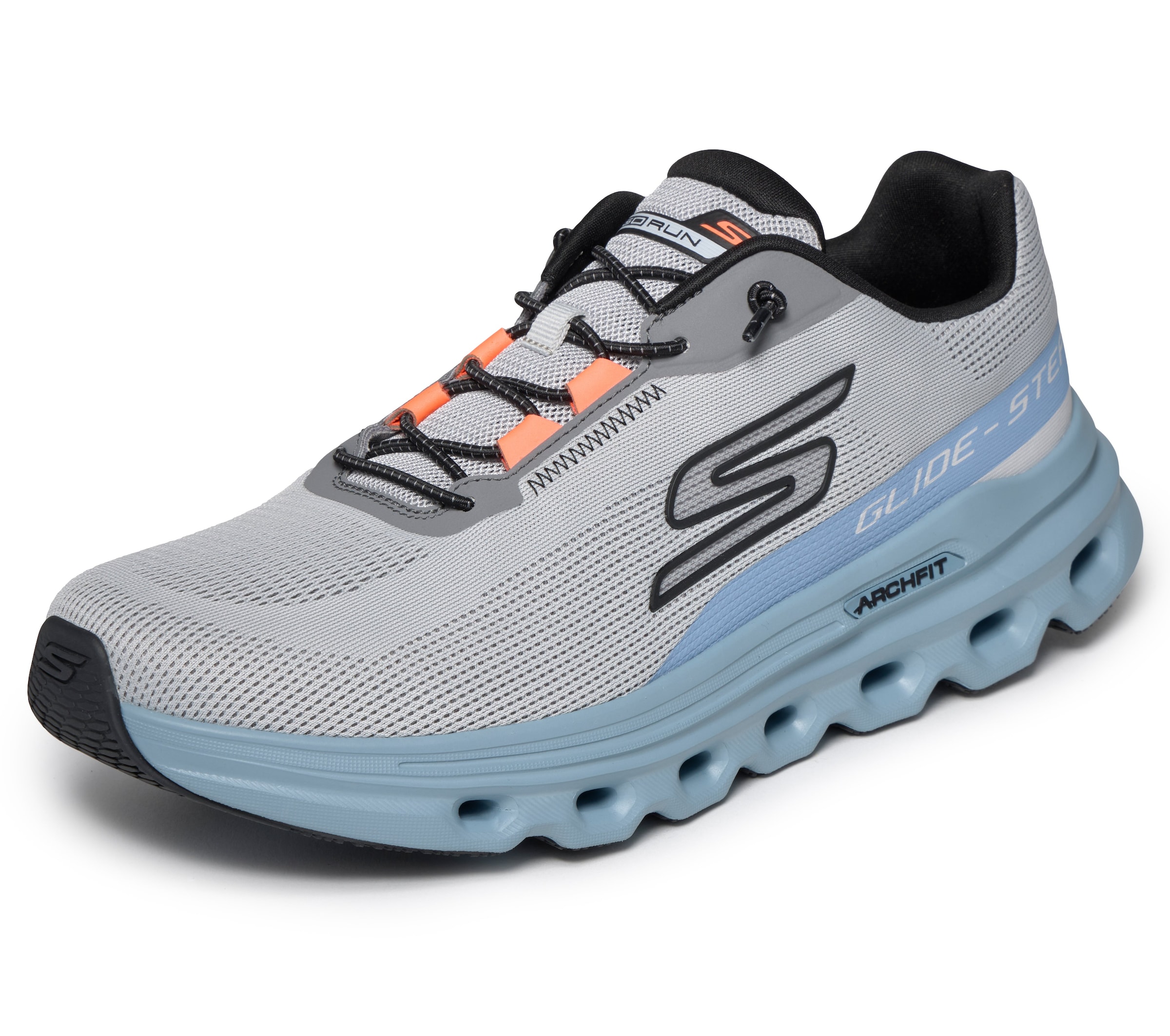 SKECHERS Slip On in Grau: Vorderseite