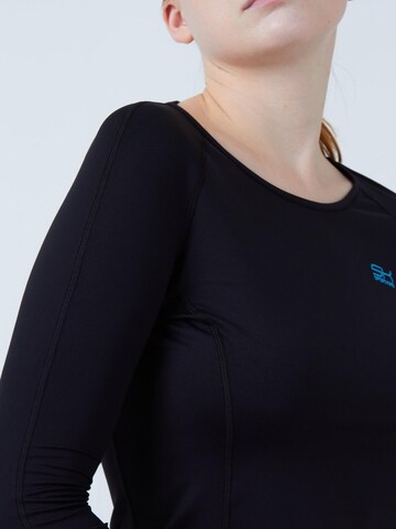 SPORTKIND Functioneel shirt '3/4-Longsleeve Shirt' in Zwart