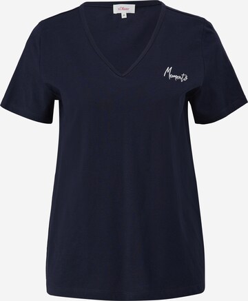 T-shirt s.Oliver en bleu : devant