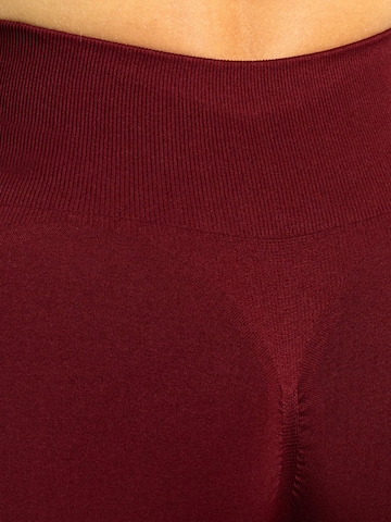Coupe slim Pantalon de sport 'Issy' Smilodox en rouge