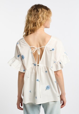 DreiMaster Vintage Bluse i hvit