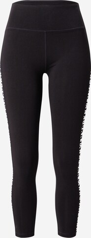 DKNY Performance Skinny Sporthose in Schwarz: Vorderseite