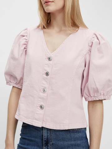 Camicia da donna 'Gili' di PIECES in rosa