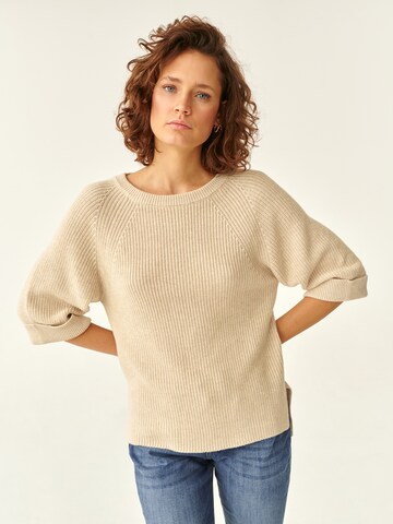 Pullover 'MINISA' di TATUUM in beige: frontale