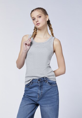 JZ&CO Top in Grau: predná strana