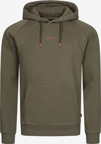 INDICODE JEANS Sweatshirt 'Virginia' in Green: front