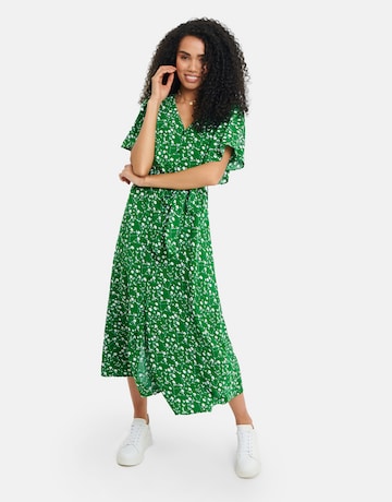 Threadbare Shirt Dress 'Fruit' in Green: front