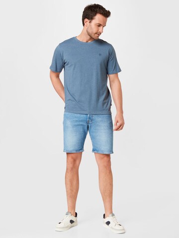 Hailys Men T-Shirt 'Ronny' in Blau