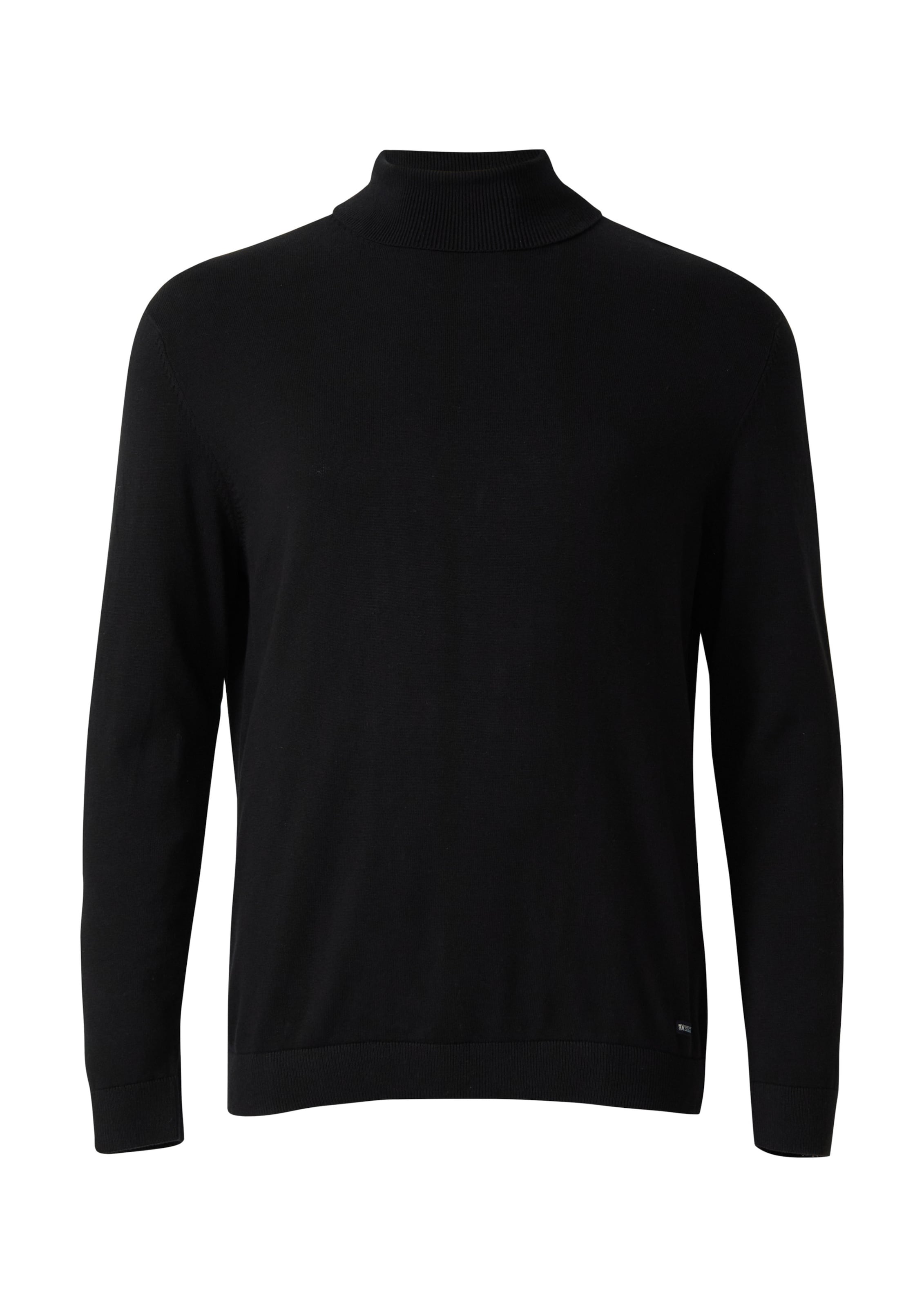 s.Oliver Men Big Sizes Pullover in Schwarz: Vorderseite