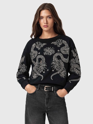 AllSaints Sweatshirt 'CECILE PIPPA' in Zwart: voorkant