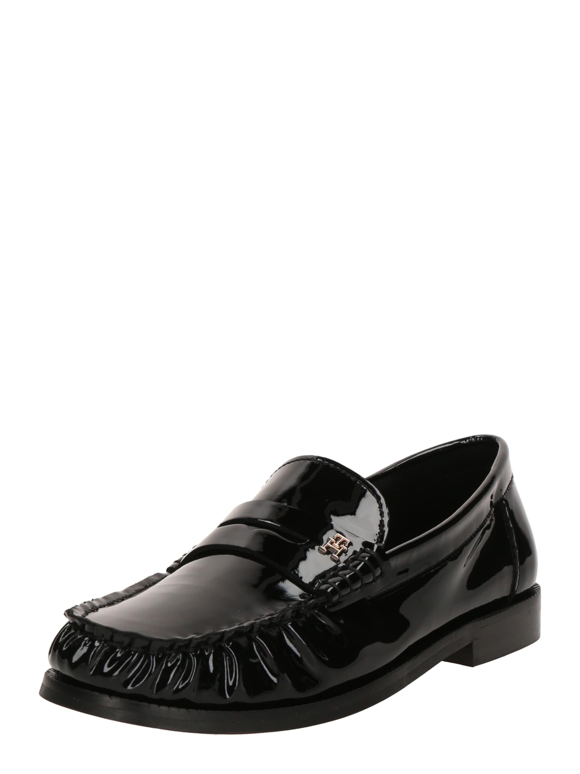 TOMMY HILFIGER Slipper in Schwarz: Vorderseite