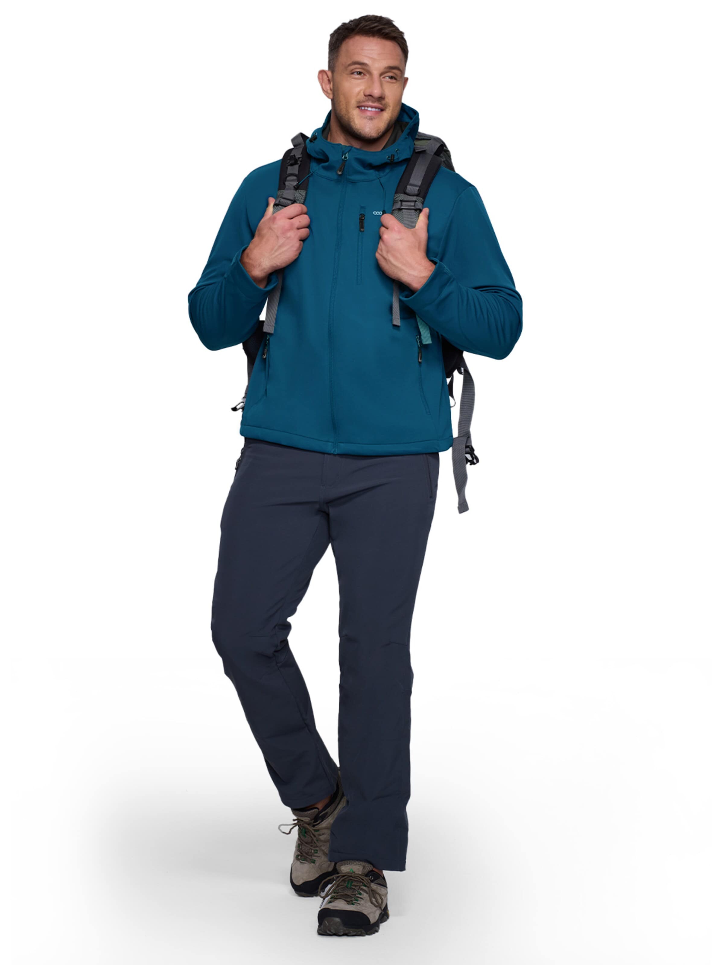 33,000ft Outdoor jacket '33,000ft Men's Softshell Jacket' in Green