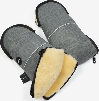 Werner Christ Baby Mittens 'Glovy Luxe' in Grey, Item view