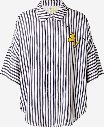 Bluză 'Peanuts' de la PRINCESS GOES HOLLYWOOD pe albastru: față