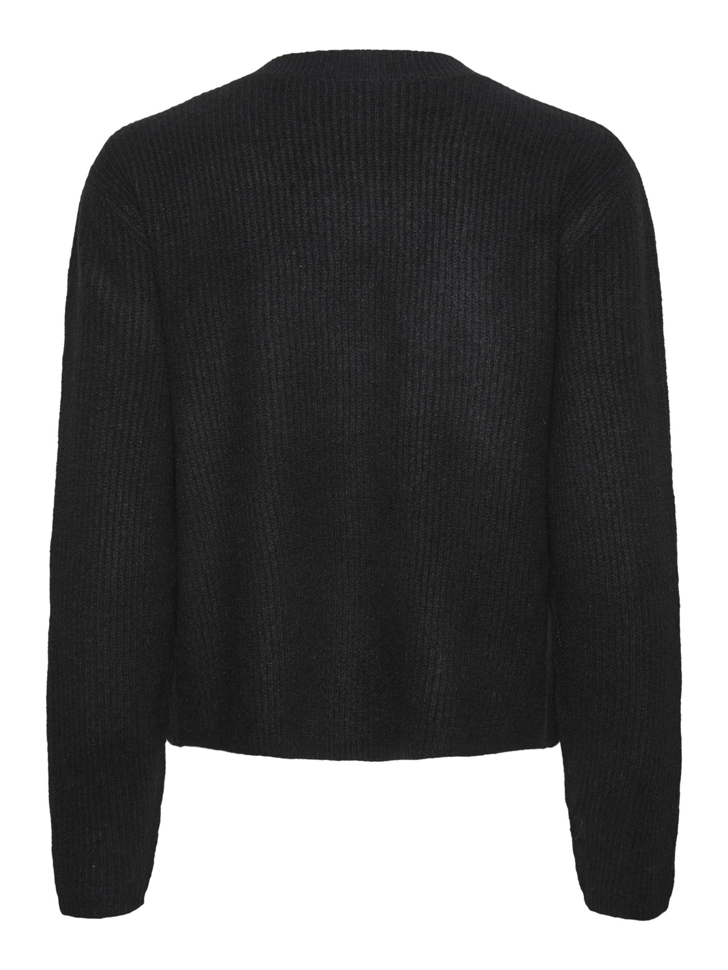 PIECES Strickjacke 'PCRILLY' in Schwarz