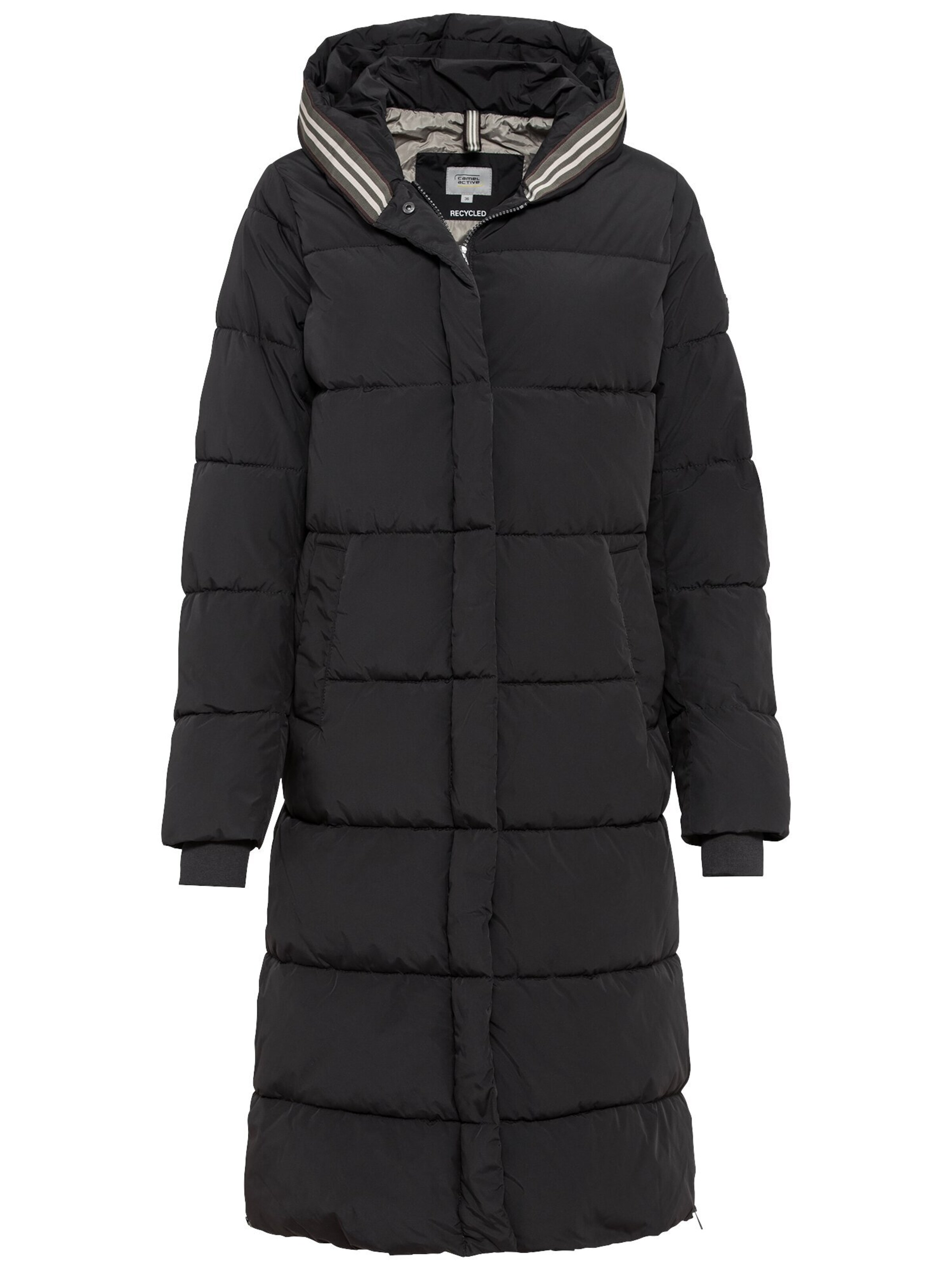 CAMEL ACTIVE Winter Coat in Black: front