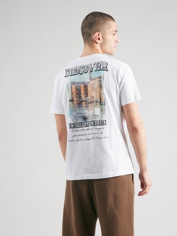 Key Largo Shirt 'Postcard' in White: front