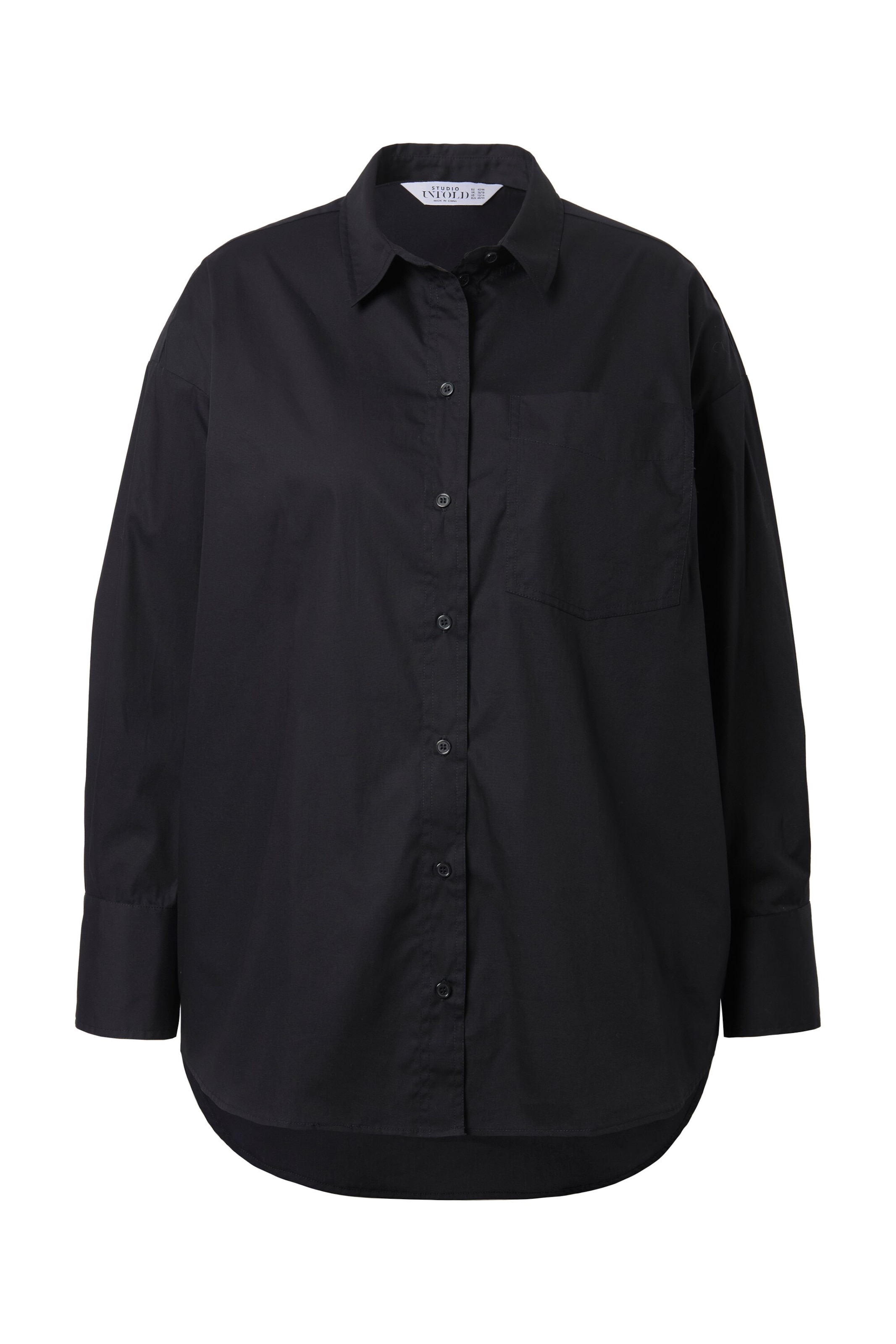 Studio Untold Blouse in Black: front