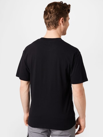EDWIN Тениска 'Sunset' в черно