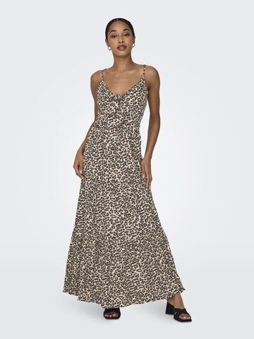 ONLY - Vestido de verano en marrón