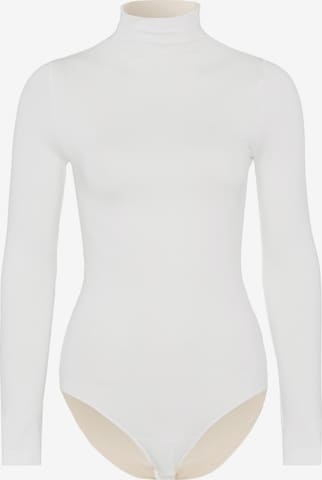 FALKE Bodysuit 'Rich Cotton' in Beige: front