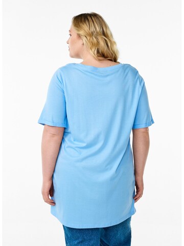 T-shirt 'Chiara' Zizzi en bleu