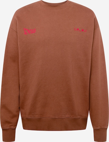 DEUS EX MACHINA Sweatshirt in Brown: front