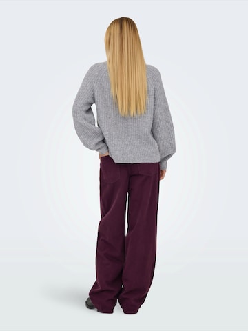 ONLY Sweter 'ONLGILA' w kolorze szary