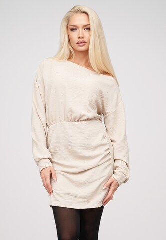 Robe Cloud5ive en beige : devant