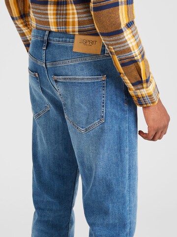 ESPRIT regular Jeans i blå