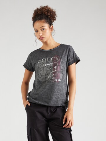 T-shirt Soccx en gris : devant