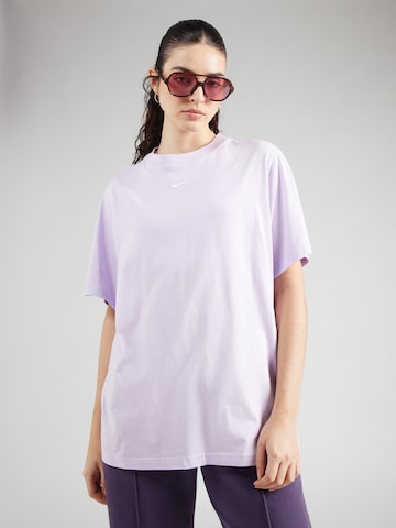 Nike Sportswear Shirt 'Essentials' in Purple: front