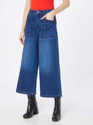 s.Oliver Wide leg Jeans in Blue: front