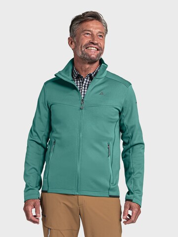 Veste en polaire fonctionnelle 'Bleckwand' Schöffel en vert : devant