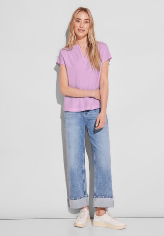 STREET ONE Bluse in Lila