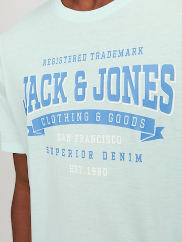mėlyna JACK & JONES Marškinėliai