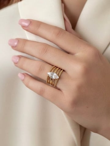 La Moda Me Ring 'Rebecca' in Goud