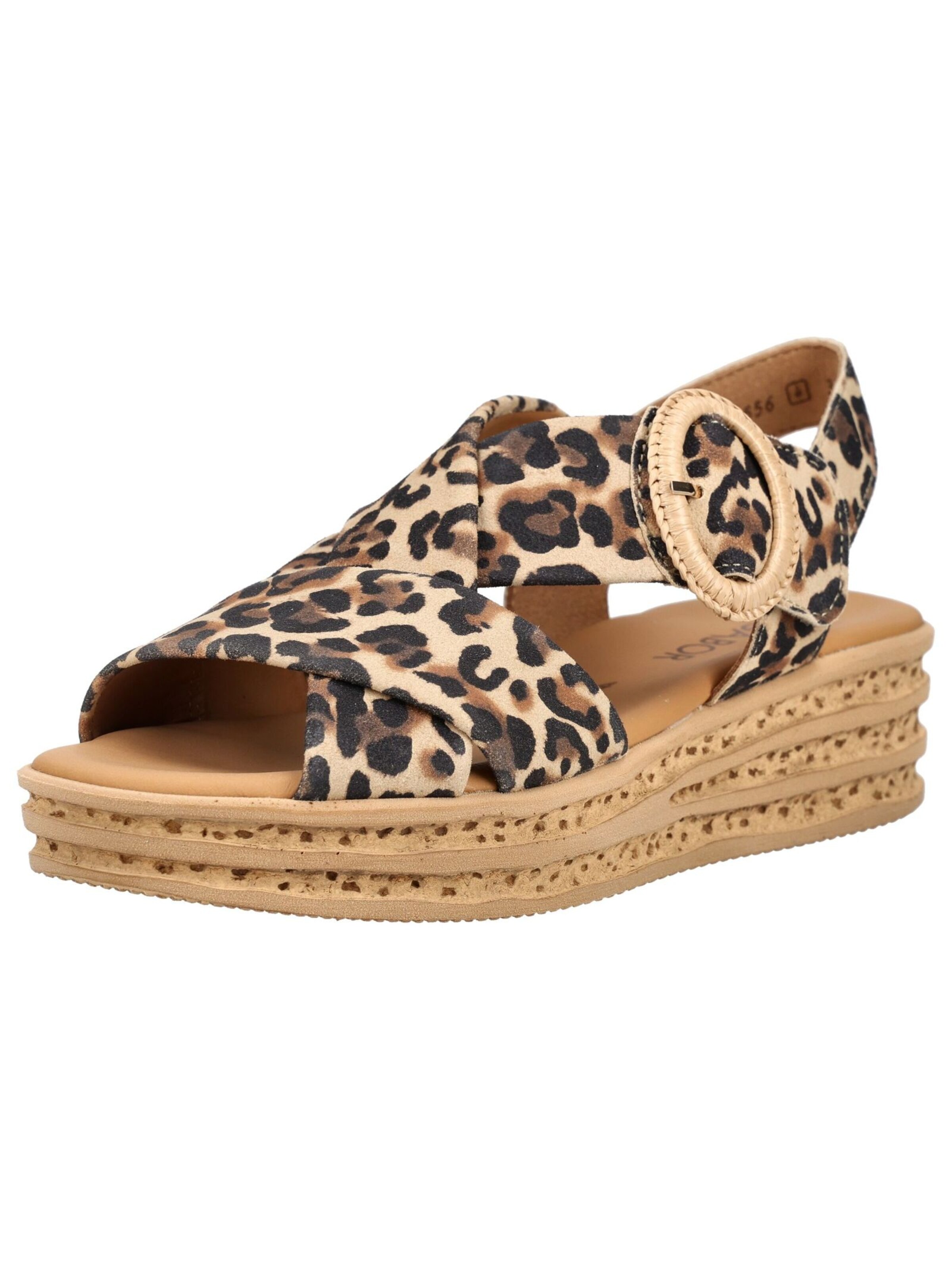 Sandales GABOR en marron : devant