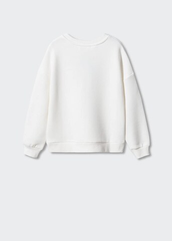 MANGO KIDS Sweatshirt 'Varsity' i hvid