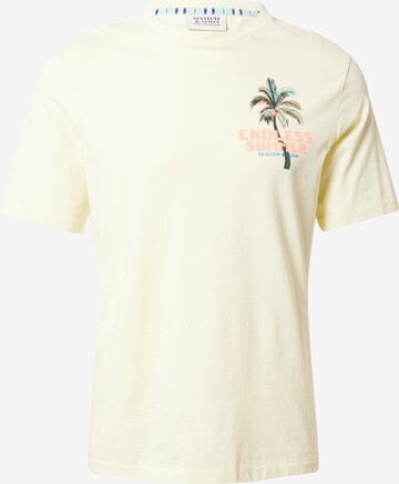 SCOTCH & SODA T-Shirt 'Forever Summer' in Gelb: predná strana