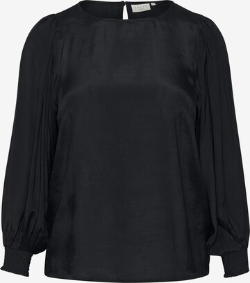 Camicia da donna 'Leny' di KAFFE CURVE in nero: frontale