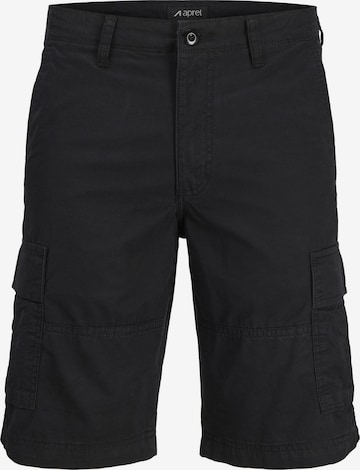 Pantalon cargo aprel en noir : devant