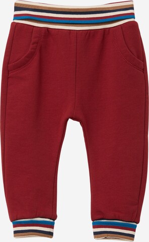 s.Oliver Tapered Broek in Rood: voorkant