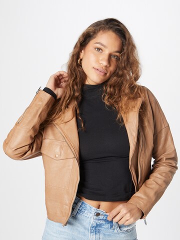 FREAKY NATION Between-Season Jacket 'Lissi' in Beige: front