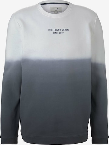 TOM TAILOR DENIM Sweatshirt in Blue: front