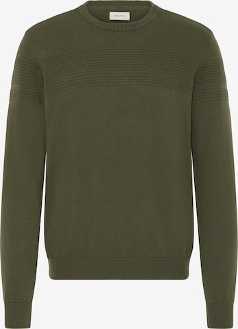 BLEND Trui 'BHREDHILL' in Groen: voorkant