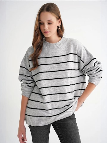 Pull-over oversize MixRay en gris