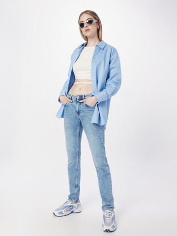ESPRIT Slimfit Jeansy w kolorze niebieski