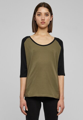 T-shirt Urban Classics en vert : devant