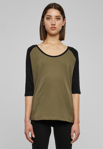 Urban Classics Shirt in Groen: voorkant